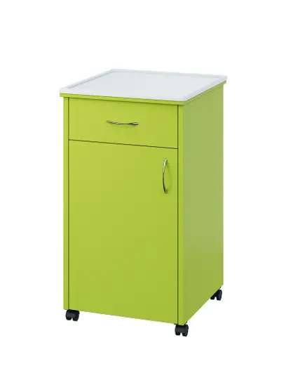 NSL - 14 PV stolek noční k lůžku, levostranný, lamino - jarní zeleň