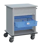 DEXTER 23 vozík boxový, roletový, nízký, 880x780x620 mm, šedá