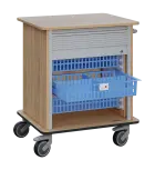 DEXTER 23 vozík boxový, roletový, nízký, 880x780x620 mm, dub bardolino