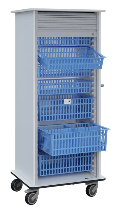 DEXTER 27 vozík boxový, roletový, 1780x780x620 mm, bílá