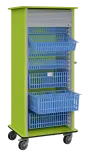 DEXTER 27 vozík boxový, roletový, 1780x780x620 mm, jarní zeleň