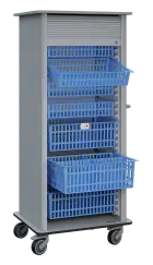 DEXTER 27 vozík boxový, roletový, 1780x780x620 mm, šedá