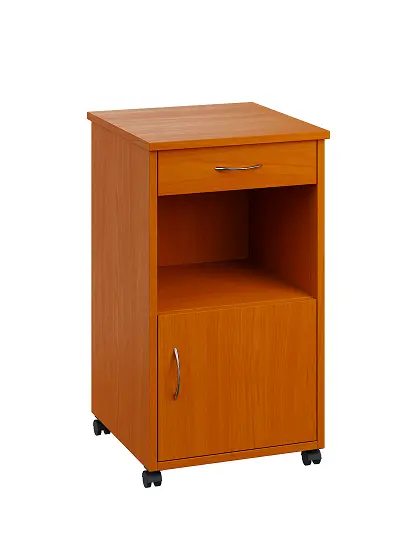 NSL - 17 HPL stolek noční k lůžku, pravostranný, lamino - třešeň šumavská