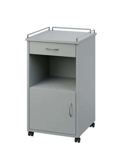 NSL - 17 KO stolek noční k lůžku, levostranný, lamino - šedá