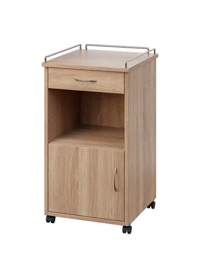 NSL - 17 KO stolek noční k lůžku, levostranný, lamino - dub bardolino