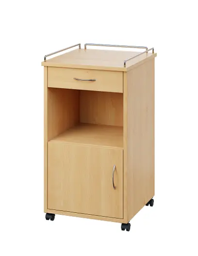 NSL - 17 KO stolek noční k lůžku, levostranný, lamino - javor horský