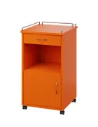 NSL - 17 KO stolek noční k lůžku, levostranný, lamino - pomeranč