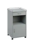 NSL - 17 KO stolek noční k lůžku, pravostranný, lamino - šedá