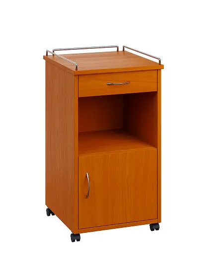 NSL - 17 KO stolek noční k lůžku, pravostranný, lamino - třešeň šumavská