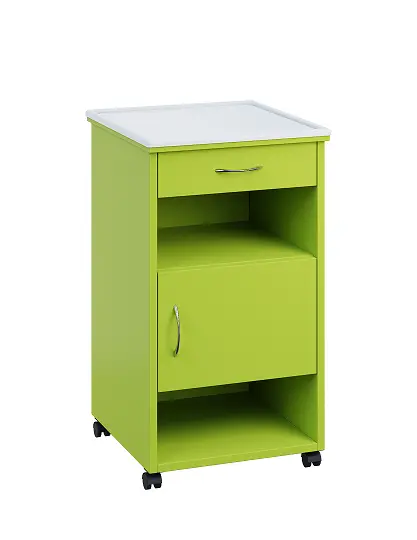 NSL - 16 PV stolek noční k lůžku, pravostranný, lamino - jarní zeleň