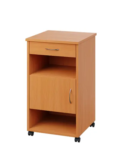 NSL - 16 HPL stolek noční k lůžku, levostranný, lamino - buk Royal