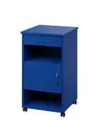 NSL - 16 HPL stolek noční k lůžku, levostranný, lamino - královská modř