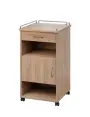 NSL - 16 KO stolek noční k lůžku, levostranný, lamino - dub bardolino