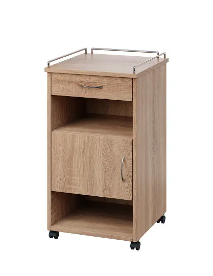 NSL - 16 KO stolek noční k lůžku, levostranný, lamino - dub bardolino