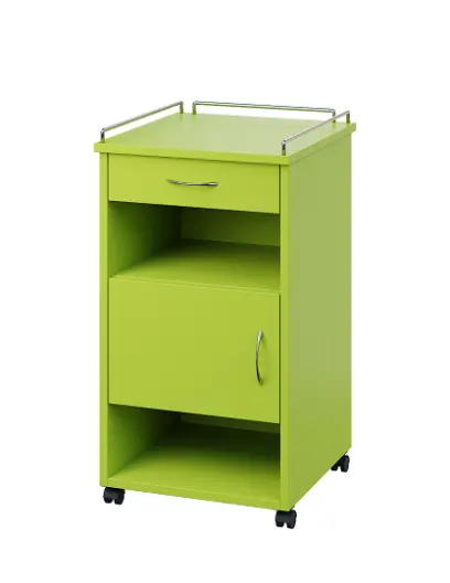 NSL - 16 KO stolek noční k lůžku, levostranný, lamino - jarní zeleň