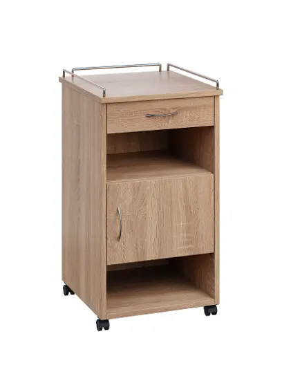 NSL - 16 KO stolek noční k lůžku, pravostranný, lamino - dub bardolino