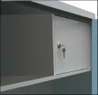 LE - trezor malý, šířka 342 mm lamino - třešeň šumavská