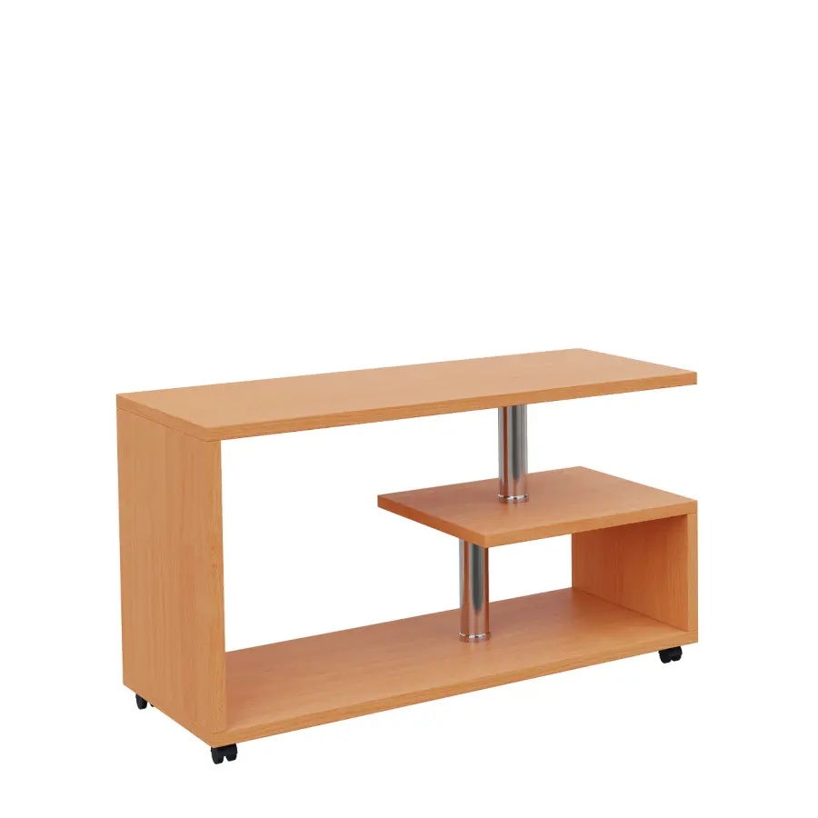 NORBERT-1 stolek konferenční na otočných kolečkách, 25 mm lamino - buk Royal