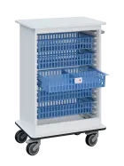 DEXTER 24 vozík boxový, otevřený, 1180x750x520 mm, bílá