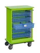 DEXTER 24 vozík boxový, otevřený, 1180x750x520 mm, jarní zeleň