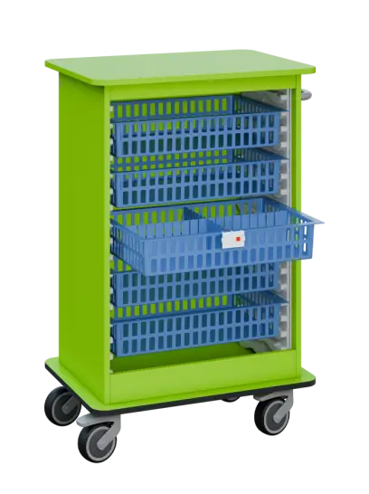 DEXTER 24 vozík boxový, otevřený, 1180x750x520 mm, jarní zeleň