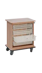 DEXTER 22 ABS vozík boxový, otevřený, 880x750x520 mm, dub bardolino