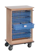 DEXTER 24 vozík boxový, otevřený, 1180x750x520 mm, dub bardolino