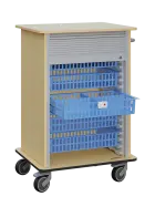 DEXTER 25 vozík boxový, roletový, 1180x780x620 mm, bříza světlá