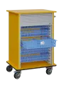 DEXTER 25 vozík boxový, roletový, 1180x780x620 mm, žlutá odio
