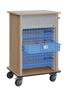 DEXTER 25 vozík boxový, roletový, 1180x780x620 mm, dub bardolino