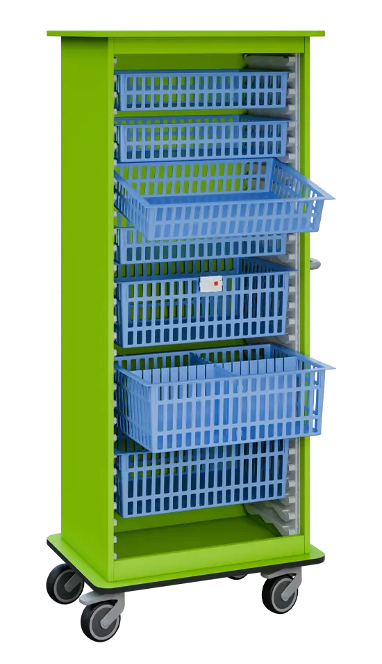 DEXTER 26 vozík boxový, otevřený, 1780x750x520 mm, jarní zeleň
