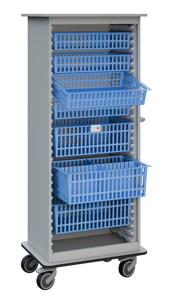 DEXTER 26 vozík boxový, otevřený, 1780x750x520 mm, šedá