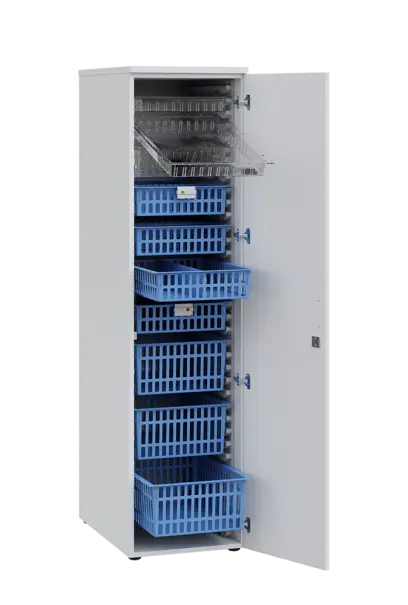 MEDICAL D - 46 skříň léková boxová, 1950 x 460 x 735, dvířka, bílá