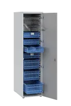 MEDICAL D - 46 skříň léková boxová, 1950 x 460 x 735, dvířka, korpus bílá, dvířka šedá