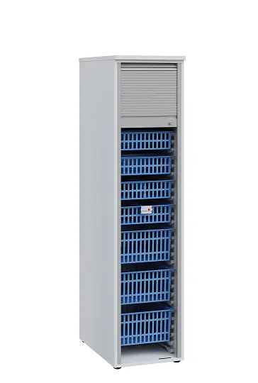 MEDICAL R - 46 skříň léková boxová, 1950 x 460 x 735, roletová, bílá