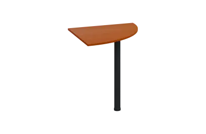 ES 27 - 7 deska spojovací s nohou, deska 25 mm lamino - třešeň šumavská, podnož černá ES 27 - 7 deska spojovací s nohou, deska 25 mm lamino - třešeň šumavská, podnož černá