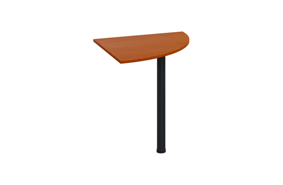 ES 27 - 7 deska spojovací s nohou, deska 25 mm lamino - třešeň šumavská, podnož černá