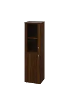 EN 4 - 4DS skříňka 1-dveřová/1-sklo/, široká, levá lamino - ořech královský