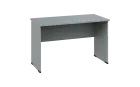 OPL 26 - 12 stůl kancelářský, dřevěná podnož, deska 25 mm, široký 1200 mm, šedá