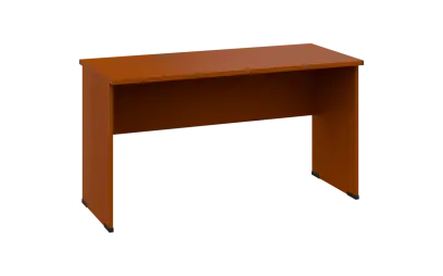 OPL 26 - 14 stůl kancelářský, dřevěná podnož, deska 25 mm, široký 1400 mm, třešeň šumavská OPL 26 - 14 stůl kancelářský, dřevěná podnož, deska 25 mm, široký 1400 mm, třešeň šumavská