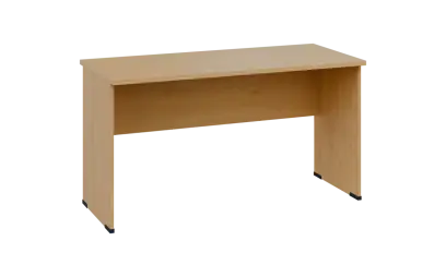 OPL 26 - 14 stůl kancelářský, dřevěná podnož, deska 25 mm, široký 1400 mm, javor horský OPL 26 - 14 stůl kancelářský, dřevěná podnož, deska 25 mm, široký 1400 mm, javor horský