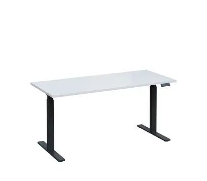 VSS 160/70 výškově stavitelný stůl, podnož antracitový lak, bílá