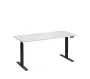 VSS 160/70 výškově stavitelný stůl, podnož antracitový lak, bílá