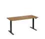 VSS 160/70 výškově stavitelný stůl, podnož antracitový lak, ořech světlý