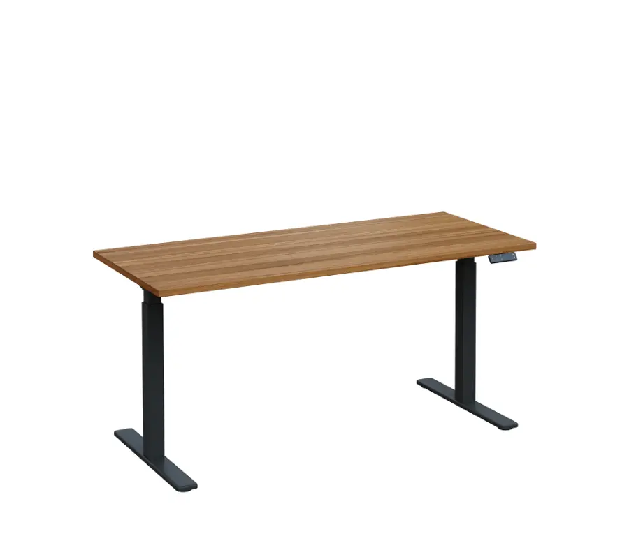 VSS 160/70 výškově stavitelný stůl, podnož antracitový lak, ořech světlý