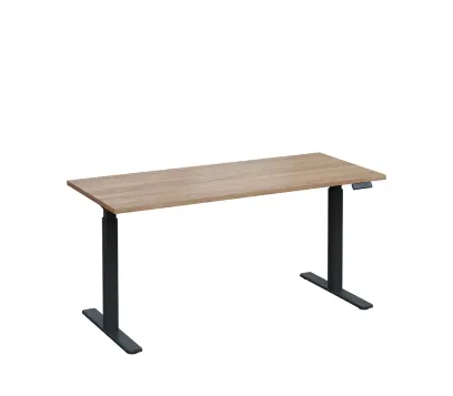 VSS 160/70 výškově stavitelný stůl, podnož antracitový lak, dub bardolino
