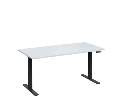 VSS 160/80 výškově stavitelný stůl, podnož antracitový lak, bílá