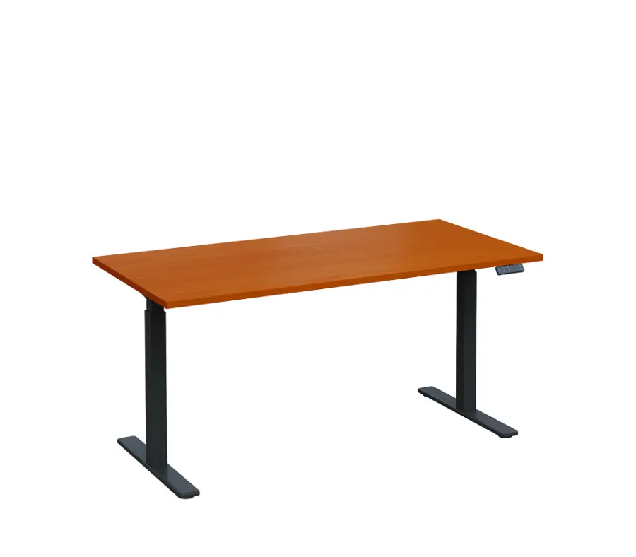 VSS 160/80 výškově stavitelný stůl, podnož antracitový lak, třešeň šumavská