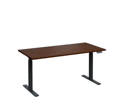 VSS 160/80 výškově stavitelný stůl, podnož antracitový lak, ořech královský