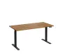 VSS 160/80 výškově stavitelný stůl, podnož antracitový lak, ořech světlý
